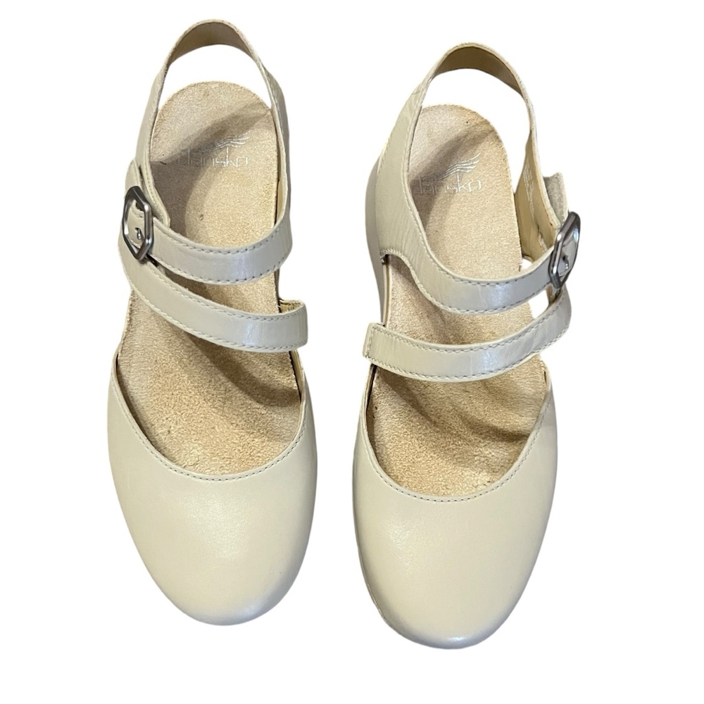 Dansko Womens Slip On Rissa Closed Toe Shoe In Ivory 37 (6.5-7) - Picture 5 of 14